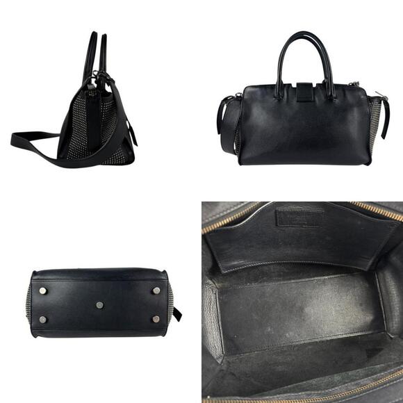 SAINT LAURENT Black Leather Shoulder Bag - Picture 2 of 5